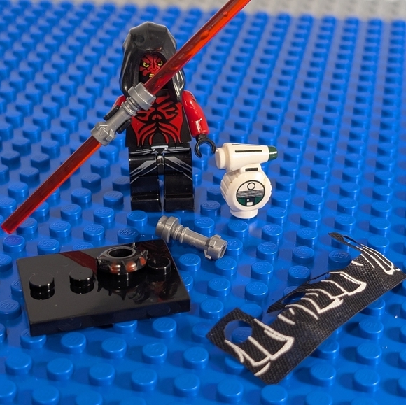 Star Wars Darth Maul with D-0 Droid Building Block Action Figure Clone Wars Sith - Picture 6 of 7